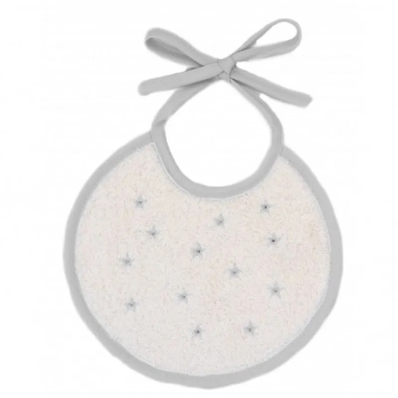 Babidu Baberos Y Bandanas^BABERO REDONDO CINTA PERRITOS-CORONAS-ESTRELLITAS