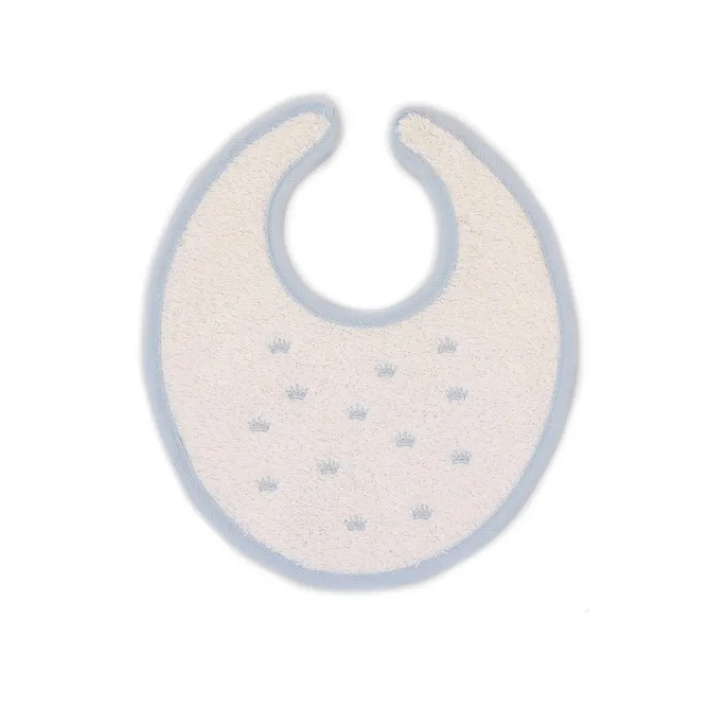 Babidu Baberos Y Bandanas^BABERO REDONDO VELCRO PERRITOS-CORONAS-ESTRELLITAS