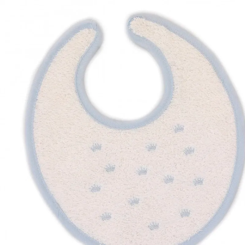 Babidu Baberos Y Bandanas^BABERO REDONDO VELCRO PERRITOS-CORONAS-ESTRELLITAS