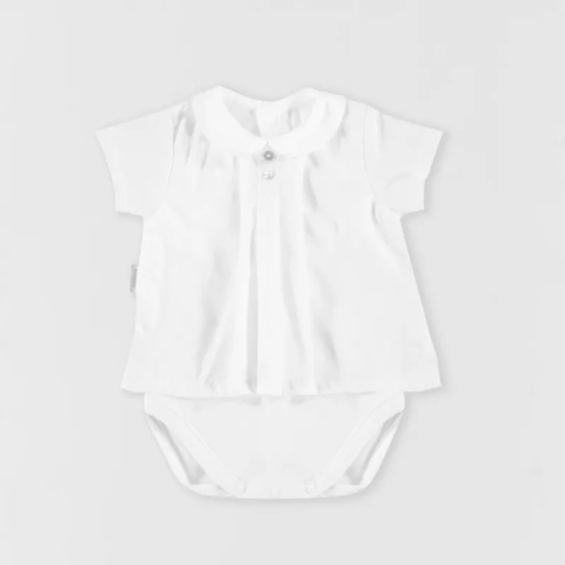 Babidu Bodys Manga Corta^BODY CAMISA BATISTA M/CORTA