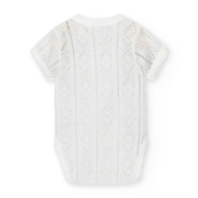 Babidu Bodys Manga Corta^BODY CRUZADO PERLÉ MANGA CORTA