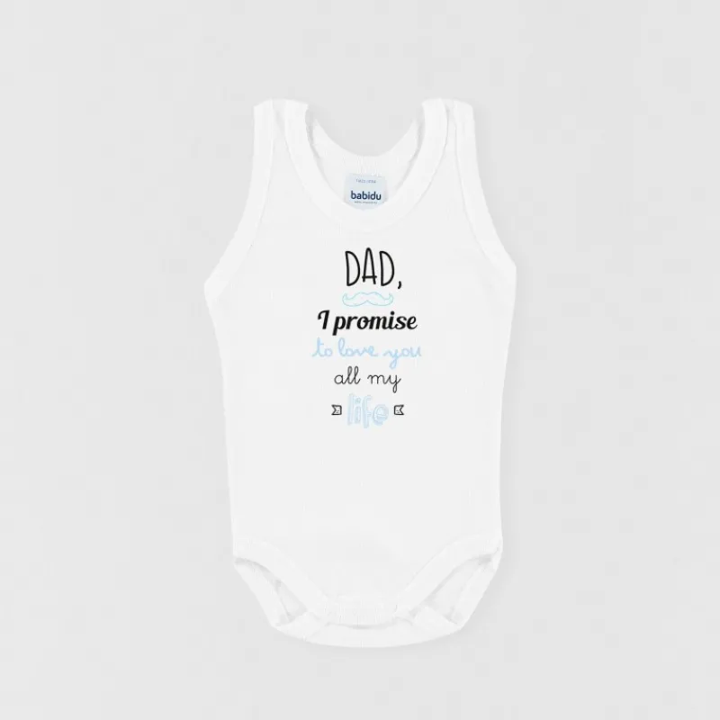 Babidu Bodys Estampados | Bodys Tirantes^BODY ESTAMPADO FRASE D