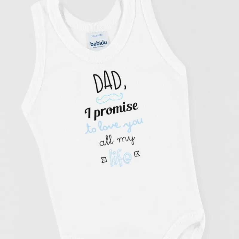 Babidu Bodys Estampados | Bodys Tirantes^BODY ESTAMPADO FRASE D