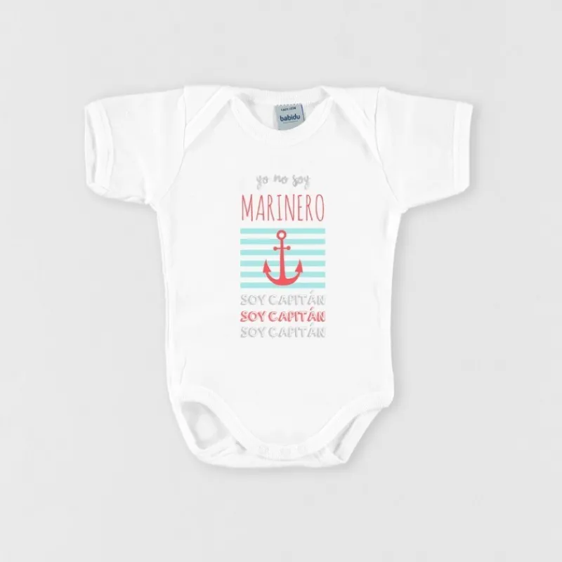 Babidu Bodys Estampados | Bodys Manga Corta^BODY ESTAMPADO FRASE Y