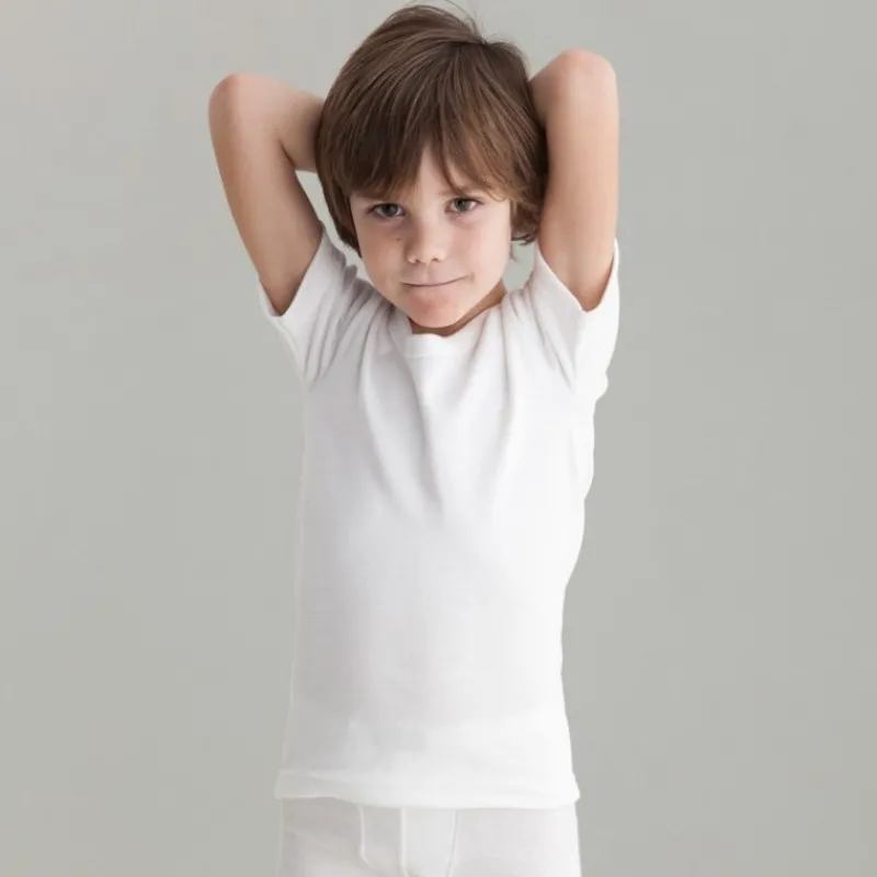 Babidu Camisetas Interiores^CAMISETA NIÑO FELPA M/C