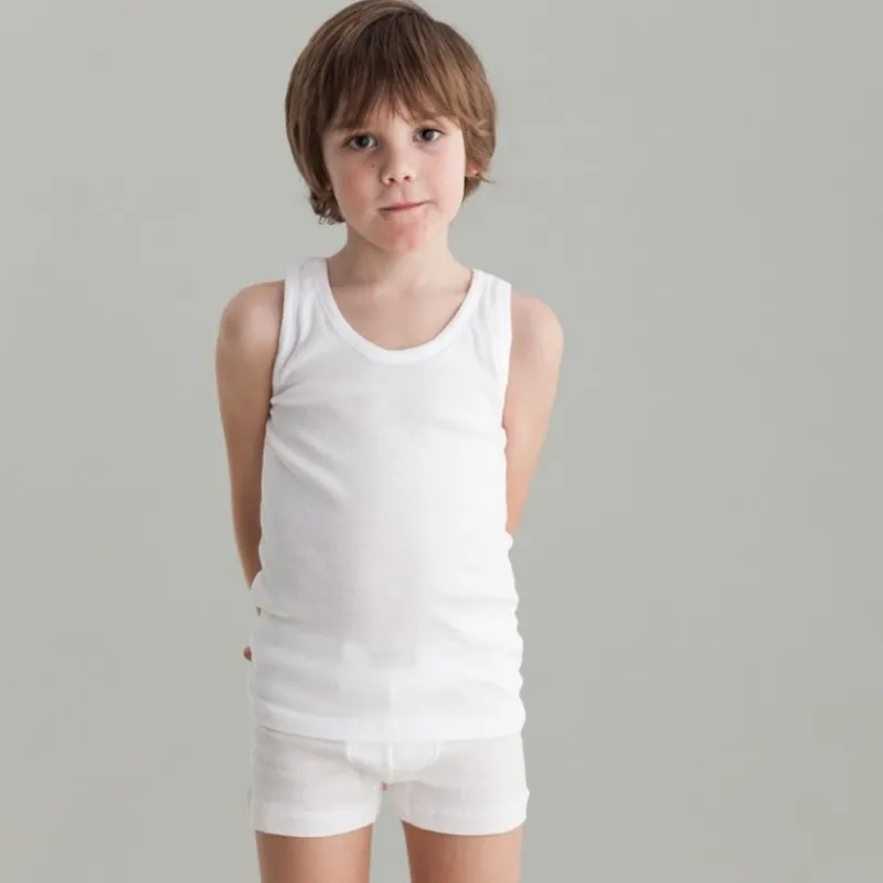 Babidu Camisetas Interiores^CAMISETA NIÑO TIRANTE CANALE 1X1