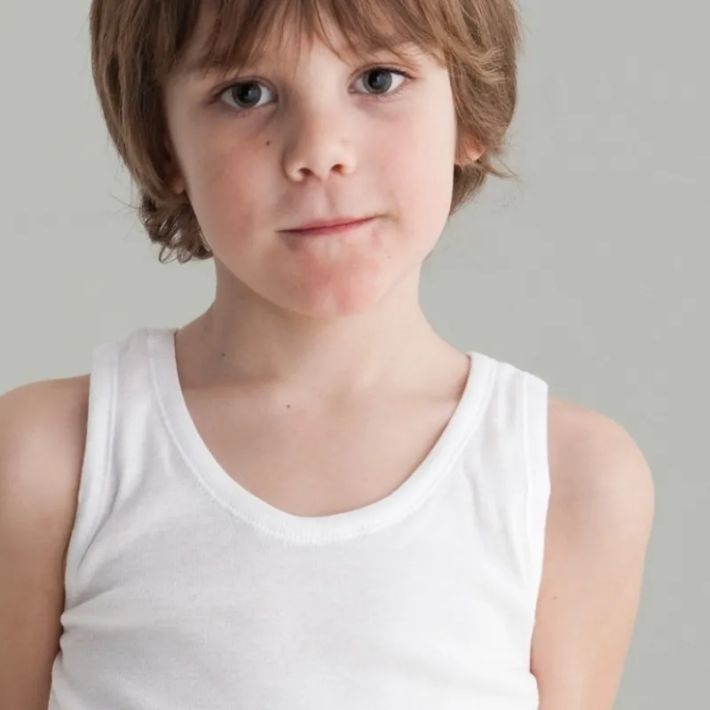 Babidu Camisetas Interiores^CAMISETA NIÑO TIRANTE CANALE 1X1