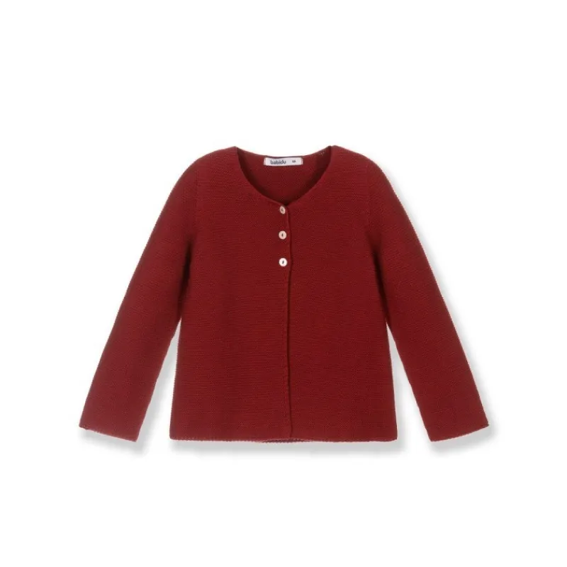Babidu Abrigos Y Chaquetas Niña | Abrigos Y Chaquetas Bebe Niño^CHAQUETA CUELLO REDONDO PUNTO