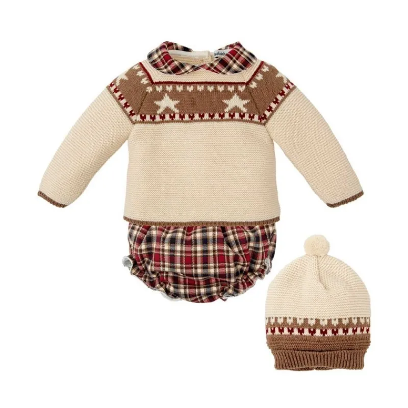 Babidu Conjuntos Niño | Conjuntos Bebe Niño^Conjunto bebe de niño de punto SECUOYA