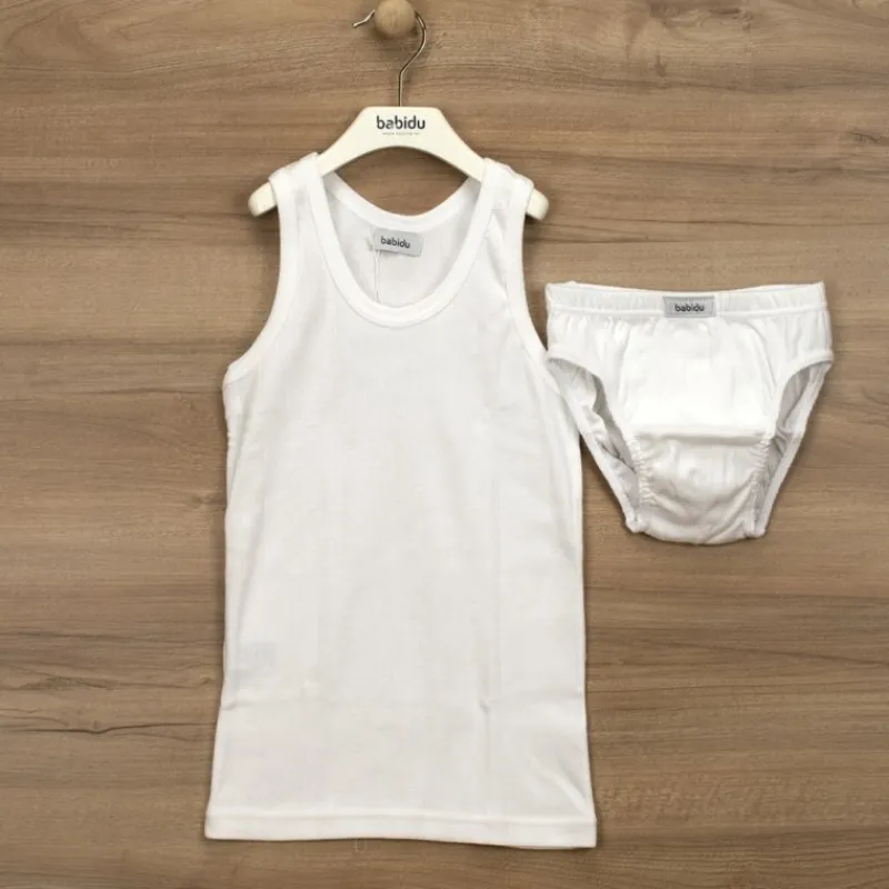 Babidu Camisetas Básicas | Slips Y Boxers^CONJUNTO COMUNION NIÑO SLIP