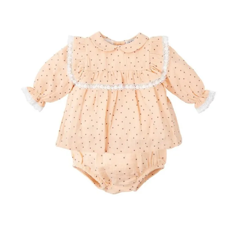 Babidu Vestidos Y Jesusitos Bebe Niña^Jesusito de bebé niña con estrellitas HAYA