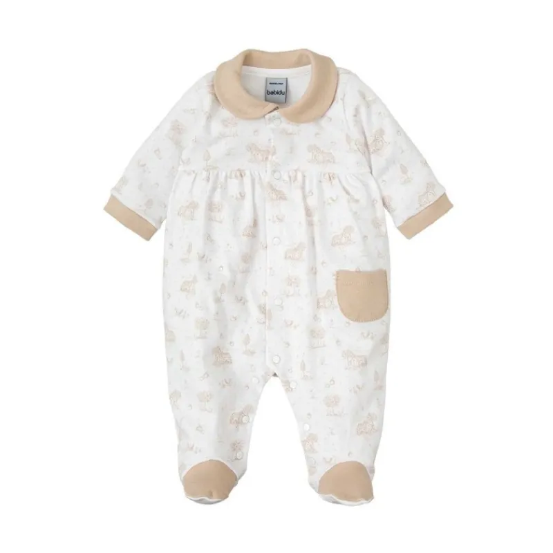 Babidu Peleles Y Pijamas Bebe Niño | Peleles Y Pijamas Bebe Niña^Pelele bebe con microestampado FRESNO