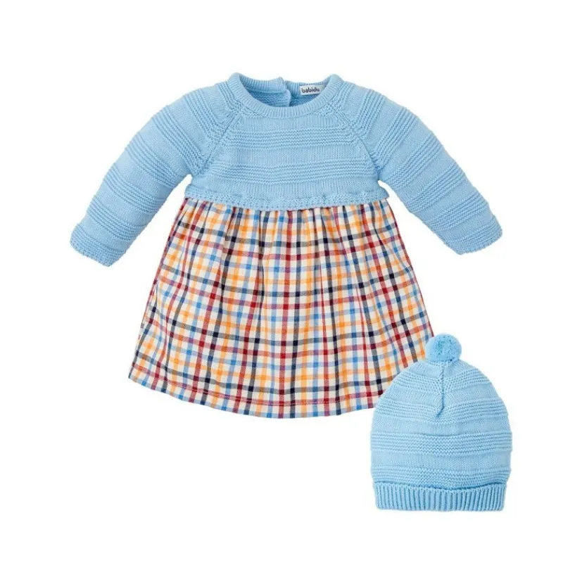 Babidu Vestidos Y Jesusitos Bebe Niña^Vestido de bebé niña de punto TILO
