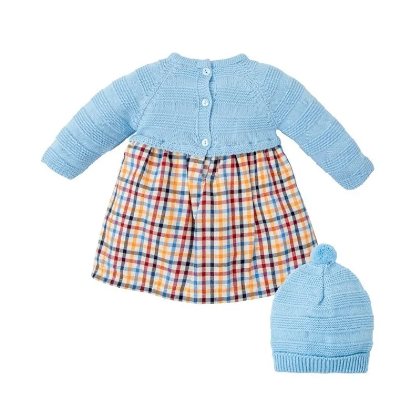 Babidu Vestidos Y Jesusitos Bebe Niña^Vestido de bebé niña de punto TILO